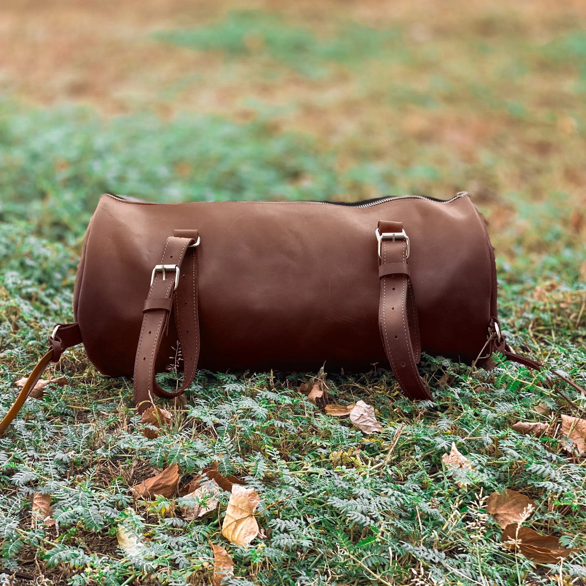 Premium Leather Saddle Bag for Biking & Motorcycle - Durable Waterproof Bike Saddle Bag with Adjustable Straps - Perfect for Cycling Commute, Road Trips & Outdoor Adventures