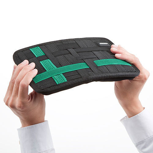 Grid IT Accessory Organizer with Tablet Pocket - Durable Cable Management System for Electronics, Travel & Office Organization