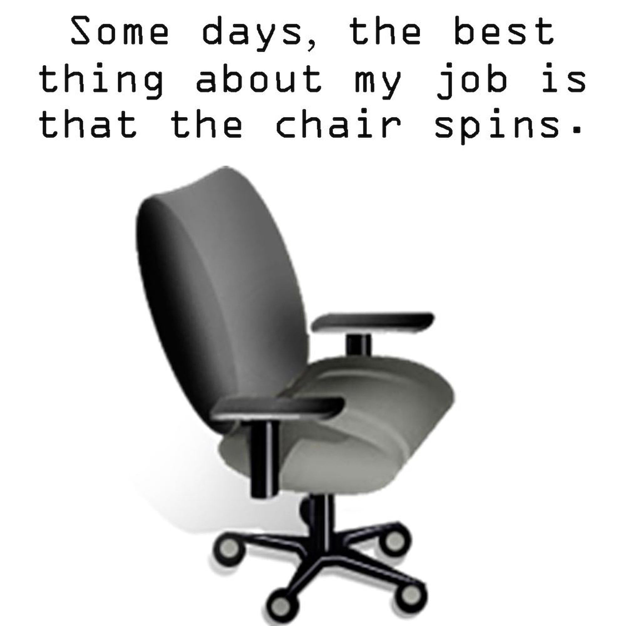 11 oz (325 ml) Ceramic Coffee Mug - Chair Spins Design by CafePress | Perfect for Office, Home, or Gift Giving