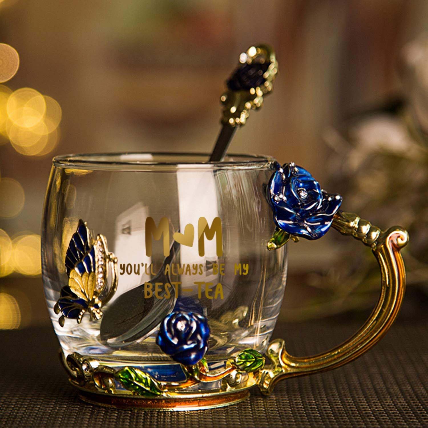 Mother's Day Gifts - Floral Coffee Mug for Mom from Daughter or Son | Unique Present for Mother, Stepmom, New Mom & Women | Perfect for Mother's Day, Birthday, Valentine's Day | Great for Coffee, Tea & Office Use