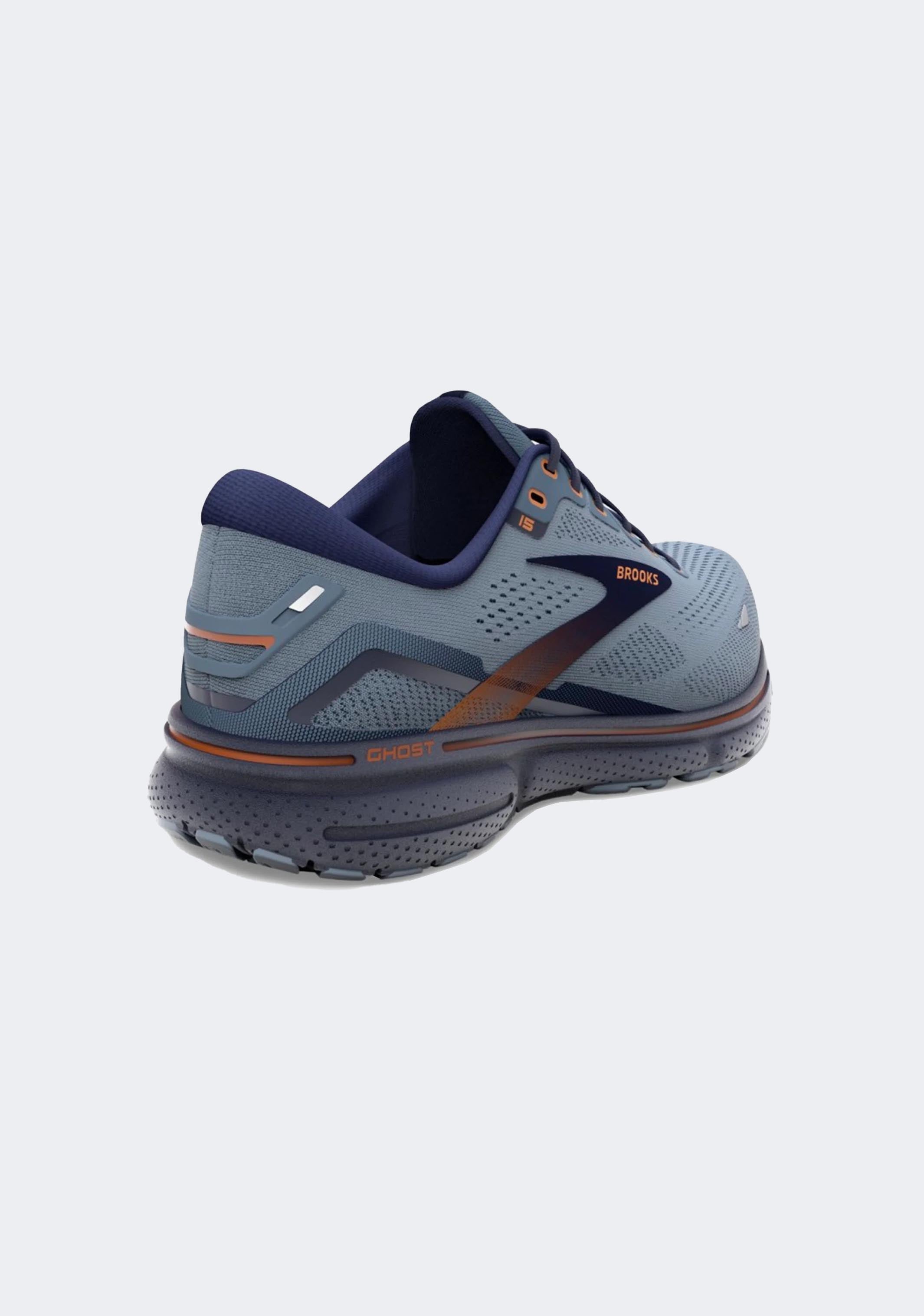 Brooks Men's Ghost 15 Running Shoes - Lightweight Cushioned Sneakers for Road Running & Training | Perfect for Marathon, Jogging & Gym Workouts