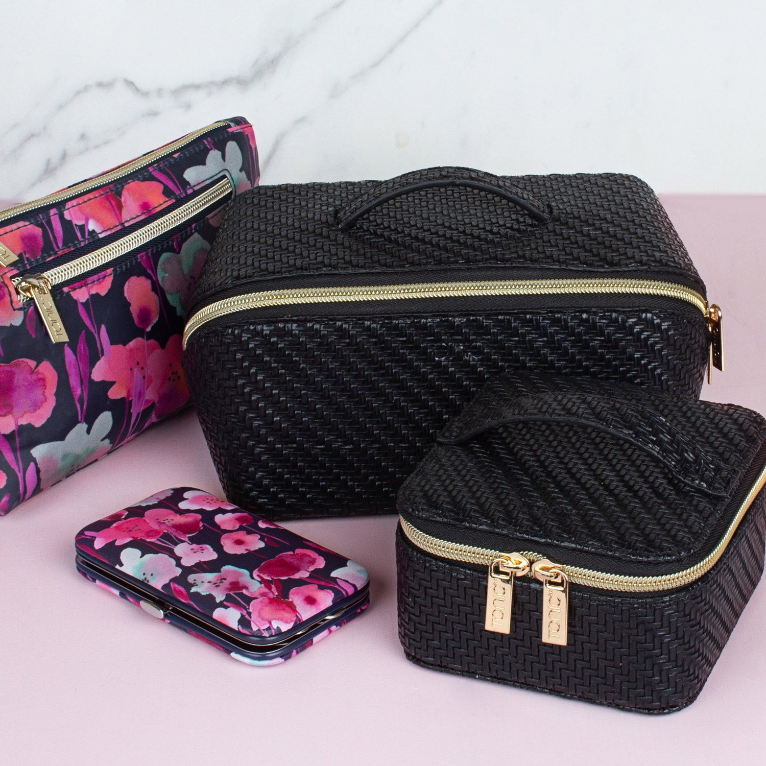 Herringbone Licorice Jewelry Cube Box - Elegant Storage for Necklaces, Rings & Earrings - Perfect for Travel, Gift Giving & Home Organization