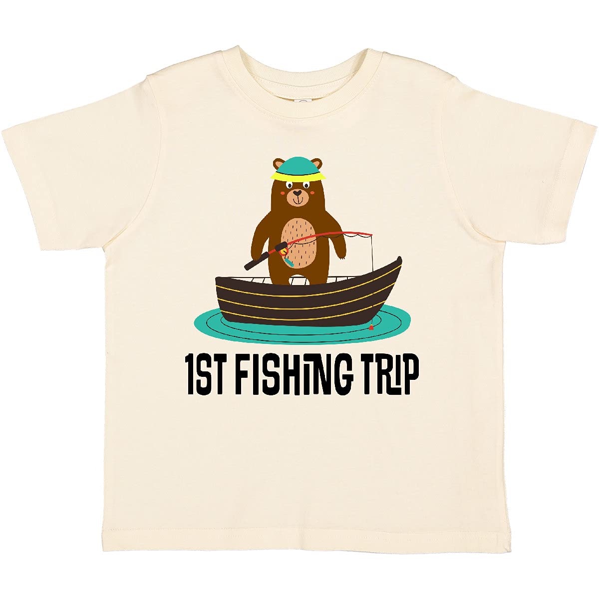 1st Fishing Trip Toddler T-Shirt - Cute Baby Boy Fishing Outfit for First Birthday & Outdoor Adventures - Perfect for Family Trips, Beach Days & Photo Shoots