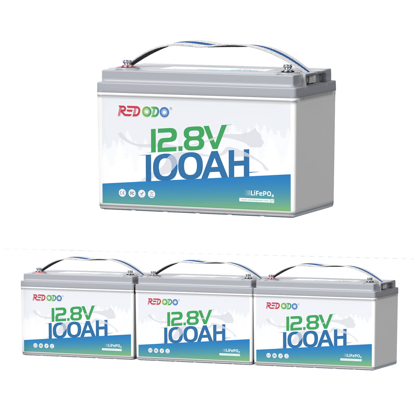 Redodo 12V 100Ah LiFePO4 Lithium Battery - Best Budget Deep Cycle Battery for RV, Solar, Trolling Motor | Reliable Power for Off-Grid, Marine & Camping Adventures