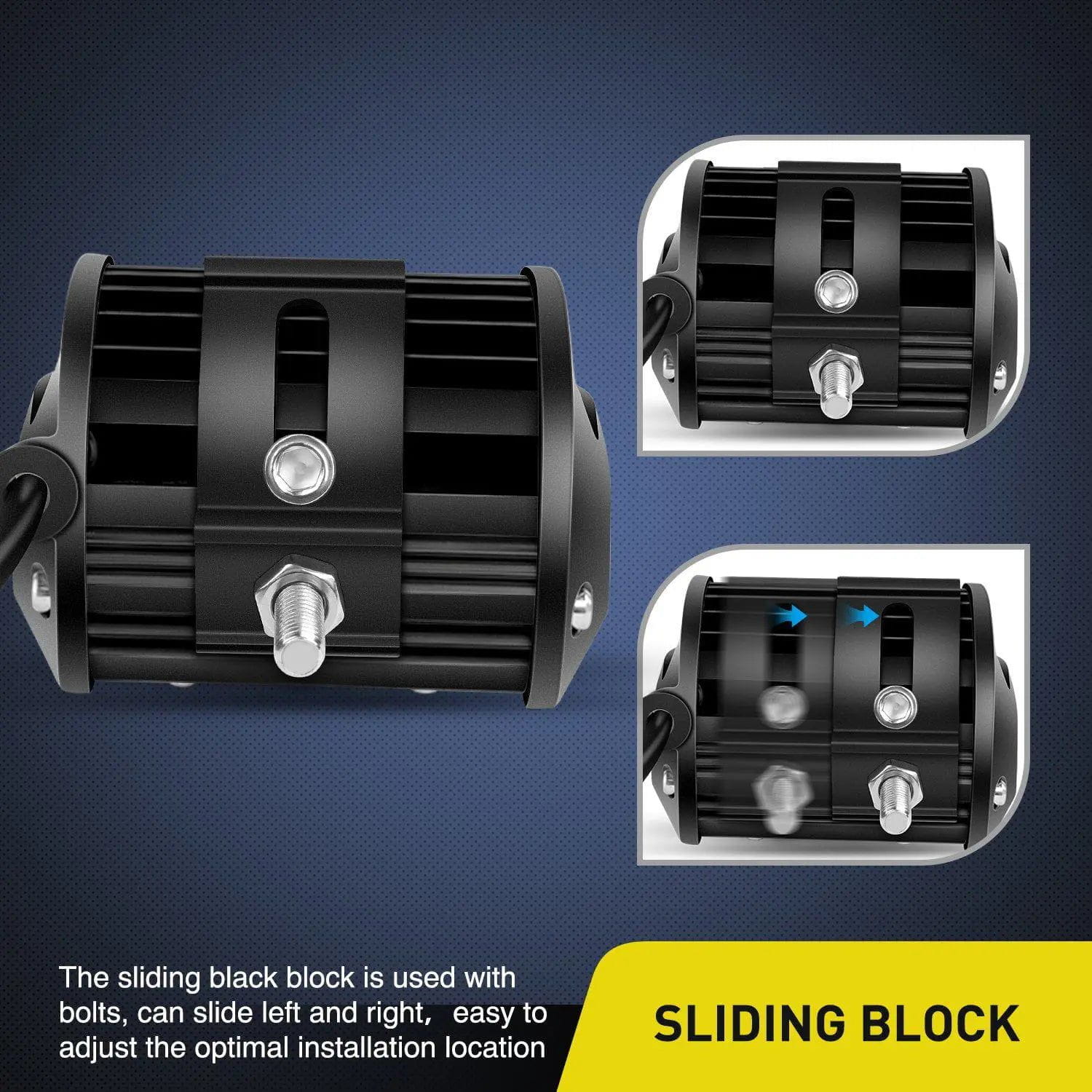 Universal Slide Base Mount Bracket (Pair) - Heavy Duty Adjustable TV Wall Mount for Flat Screens 32-70 inches - Perfect for Living Room, Bedroom, Office & Home Theater Setup
