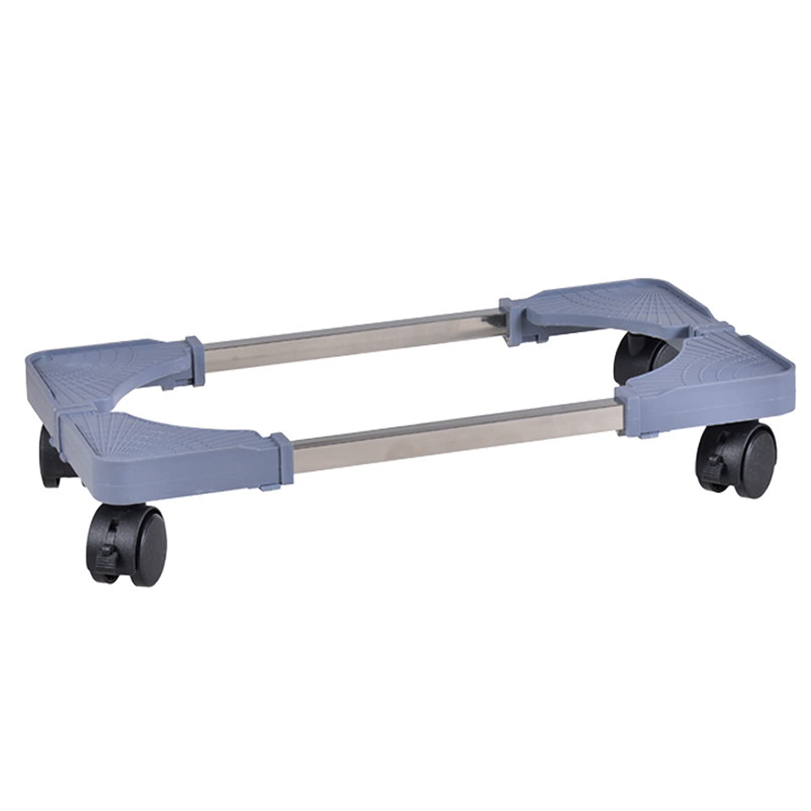 Adjustable Computer Case Holder Bracket with 4 Caster Wheels - Universal PC CPU Stand for Most Desktop Computers - Freely Customizable Length & Width - Perfect for Gaming Rigs, Workstations & Home Office Setups