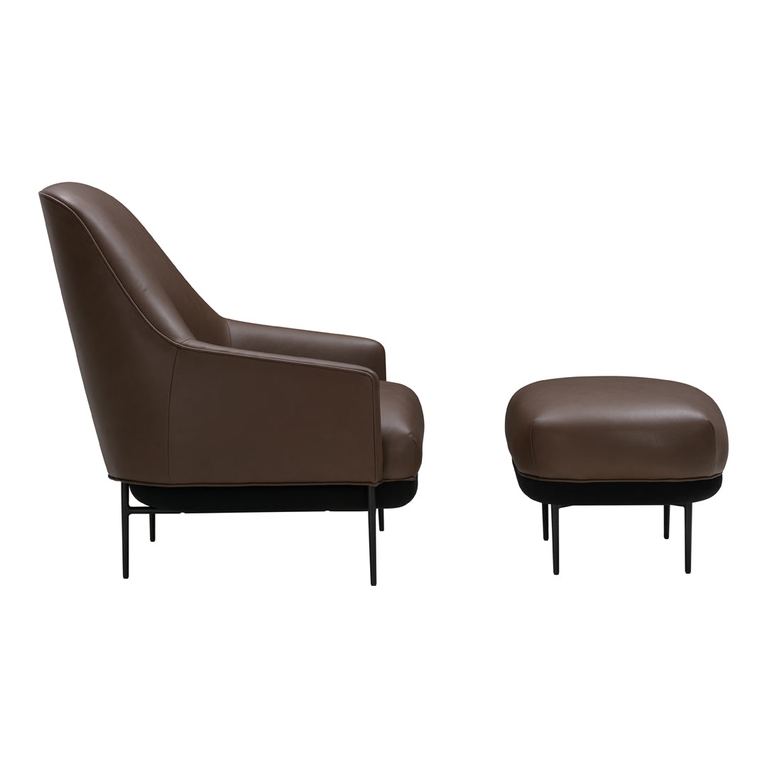 Comfortable Chill Lounge Chair for Relaxing - Modern Outdoor/Indoor Recliner for Patio, Living Room & Backyard - Soft Cushioned & Durable Design