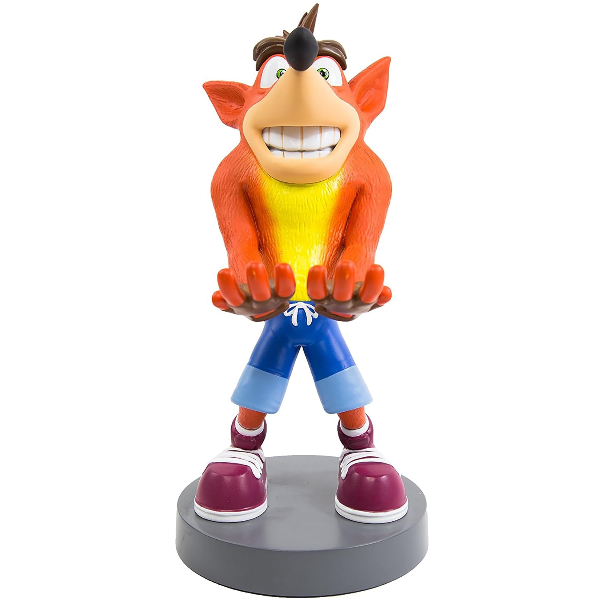 Crash Bandicoot Trilogy Gaming Phone & Controller Holder - Officially Licensed Cable Guys Stand for Mobile Devices - Perfect for Gaming Setups, Desk Organizers & Collectors Display
