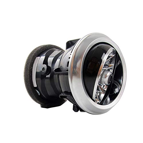 32-Color LED Air Vent Ambient Lights for 2011-2017 Jeep Wrangler JK/JKU - Customizable Atmosphere Lighting with Turbine Outlet Design - Perfect for Interior Styling & Night Driving (4-Piece Set)