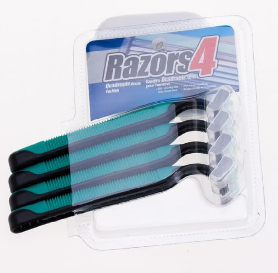 11 Pack Green Disposable Razors for Men & Women - Smooth Shaving at Home, Travel & Gym