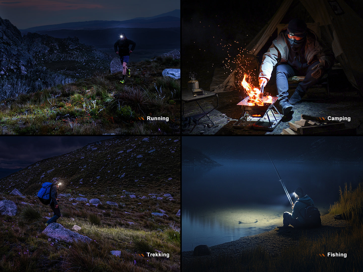 Fenix HL12R V2 Ultralight Rechargeable Headlamp - 300 Lumens, IP68 Waterproof for Camping, Hiking, Running & Outdoor Adventures