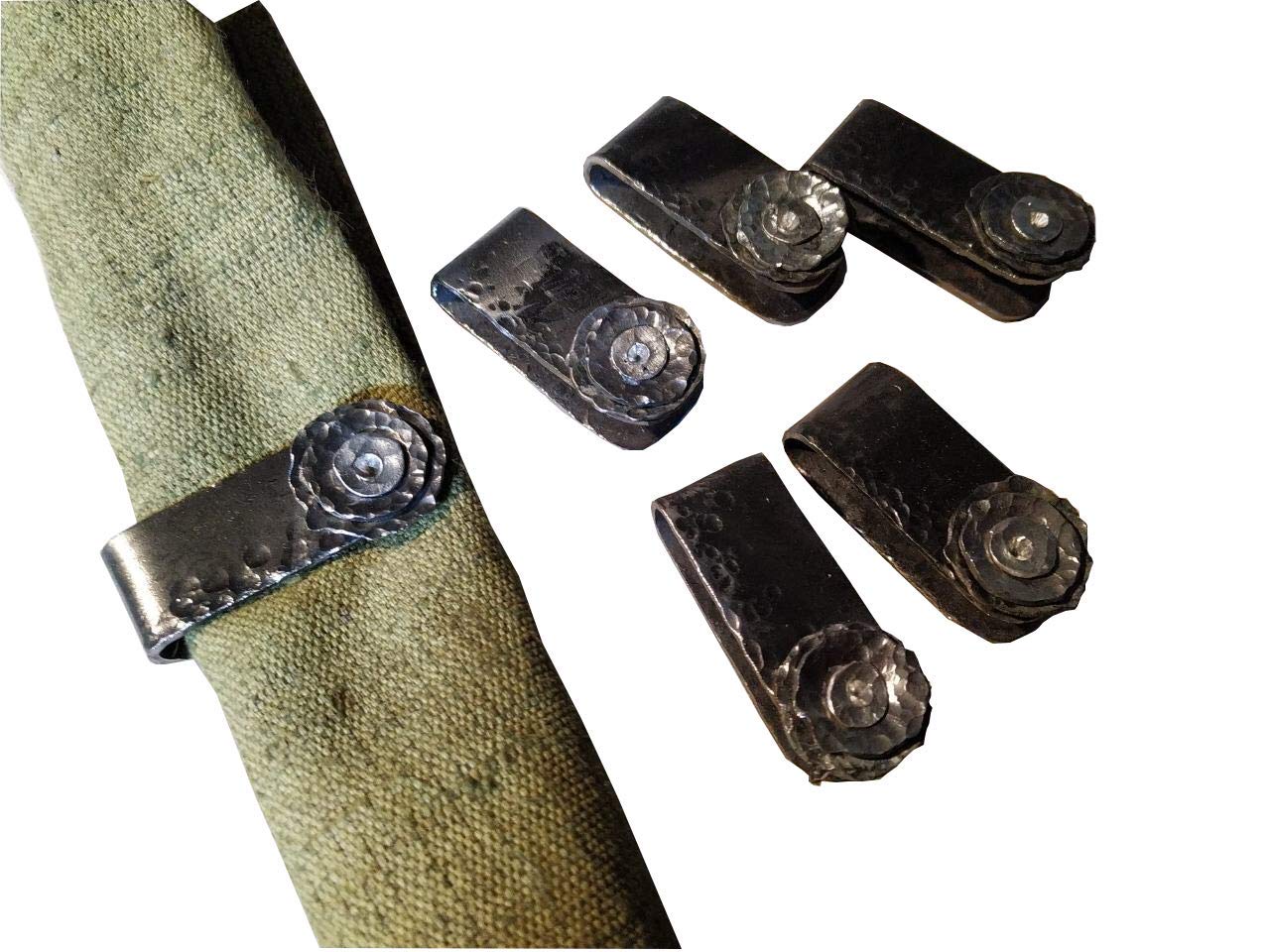 Elegant Metal Napkin Clips Set - Wedding Table Decor, Napkin Rings for Private Parties & Christmas Gifts - Perfect for Holiday Dinners, Bridal Showers & Special Occasions