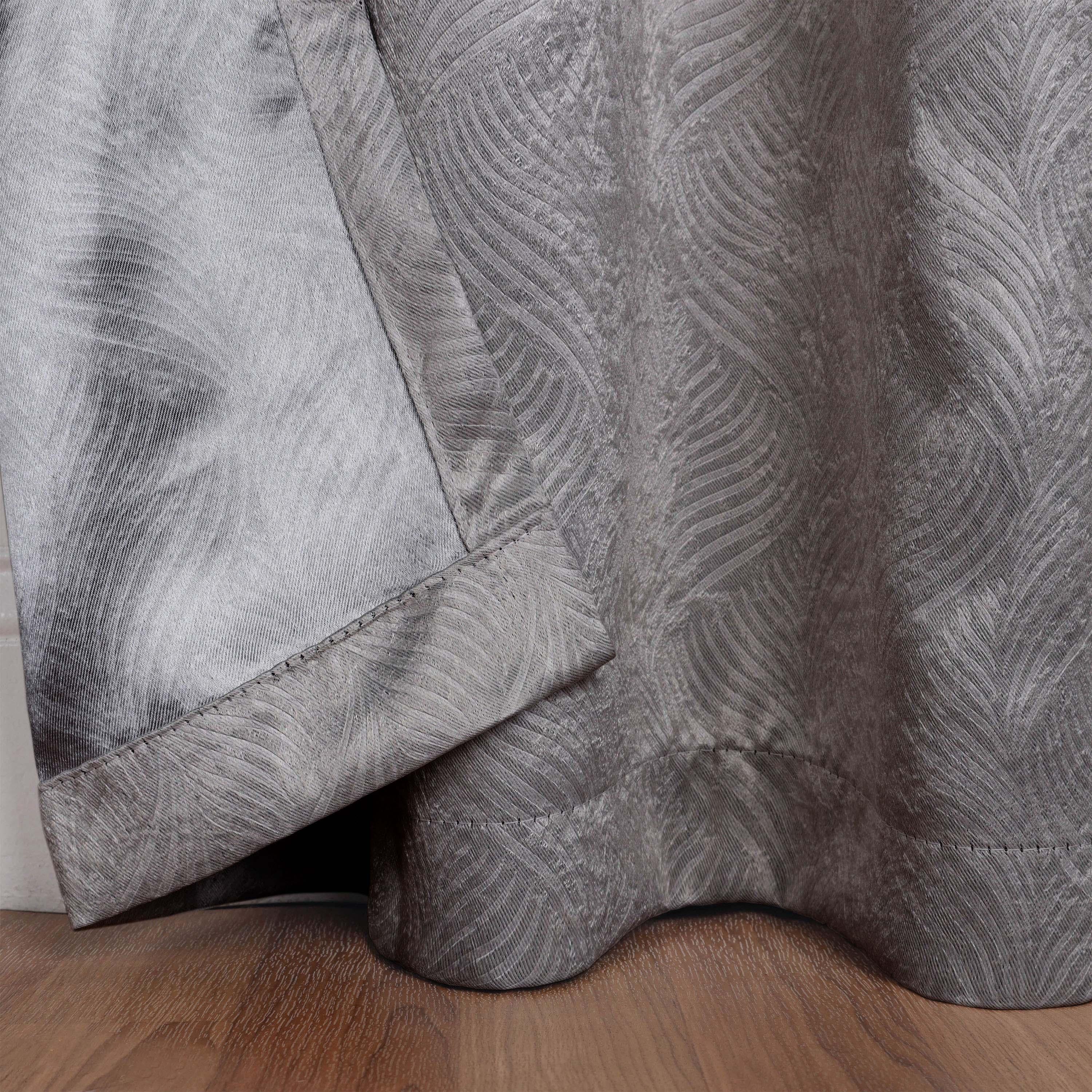 Waverly Thermal Blackout Grommet Curtains - 2-Panel Set (42 Inch) for Bedroom & Living Room Blackout Window Treatments