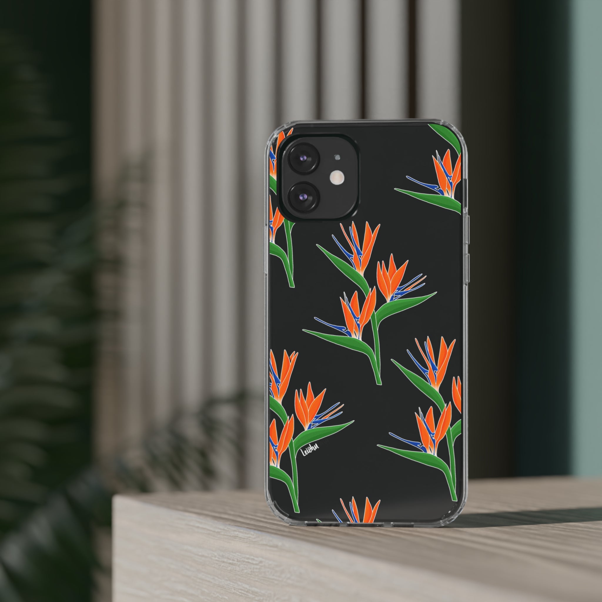 Bird of Paradise Clear Phone Case - Durable Protective Cover for iPhone & Samsung - Perfect for Nature Lovers & Tropical Style