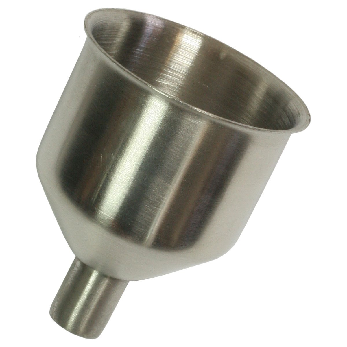 HTS 264D0 Mini Stainless Steel Flask Funnel - Premium Metal Liquor Bottle Pour Spout for Whiskey, Vodka & Essential Oils - Perfect for Home Bar, Camping & Travel Accessories