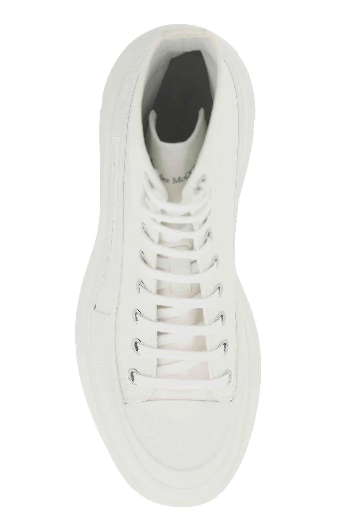 Alexander McQueen 'Tread Slick' Leather Boots for Women - Stylish Chunky Sole Ankle Boots | Perfect for Casual Outfits, Night Out & Streetwear Fashion