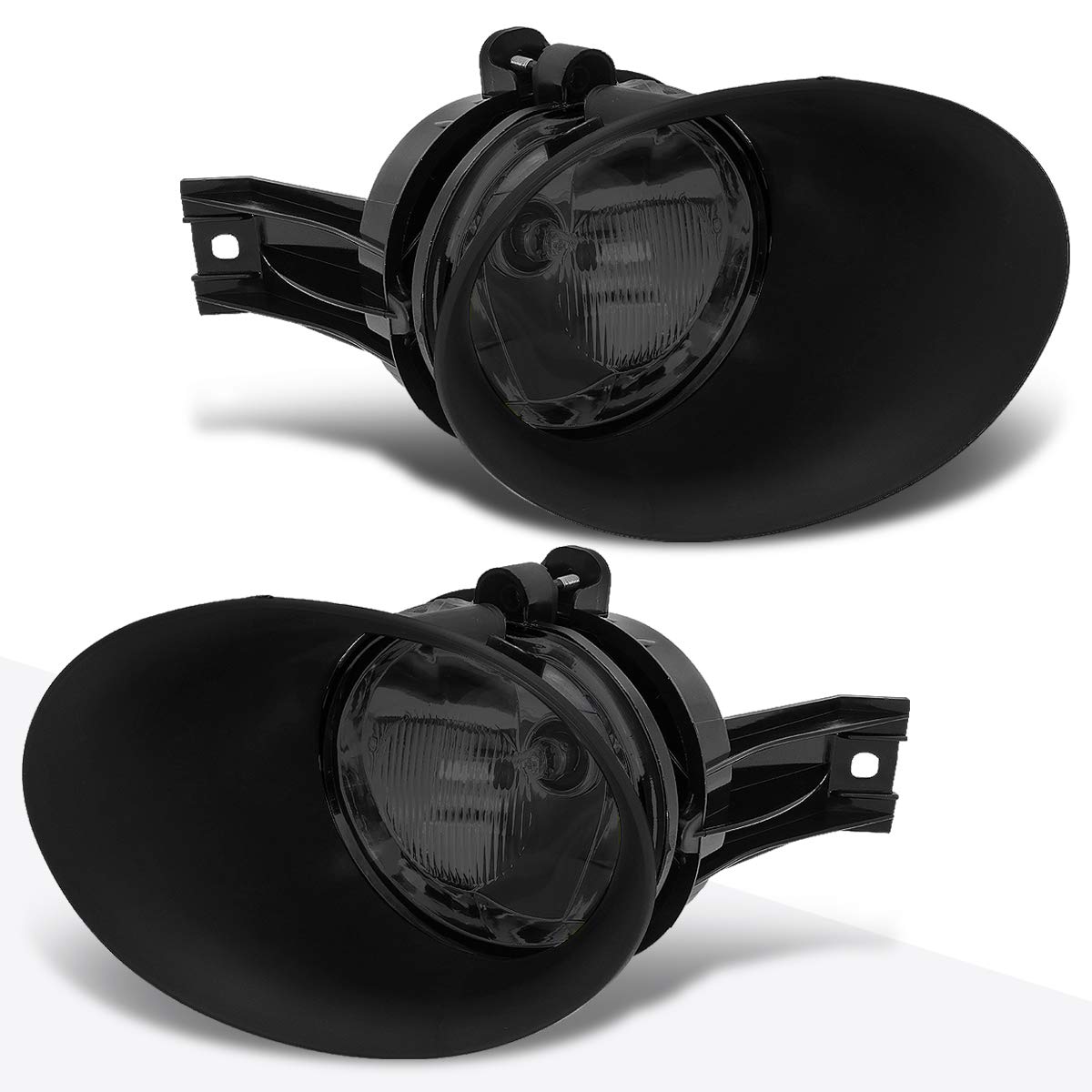 Smoked Lens Front Bumper Fog Light Kit with Bezel & Switch for 2002-2009 Ram Pickup - Perfect for Night Driving & Off-Road Adventures