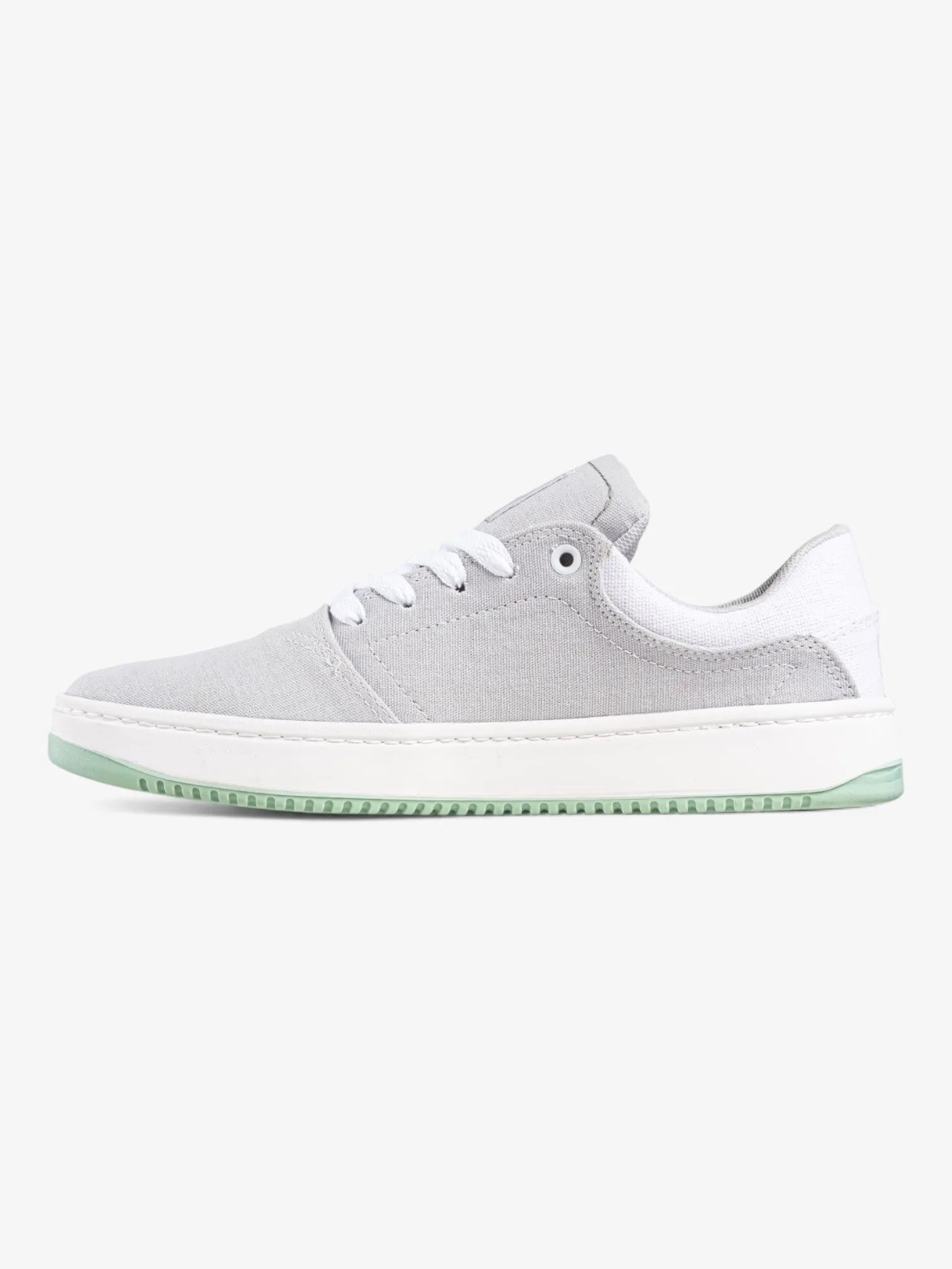 DC Crisis TX SS Women's Sneakers - Grey, White & Aqua Green | Casual Walking, Skateboarding & Streetwear Fashion