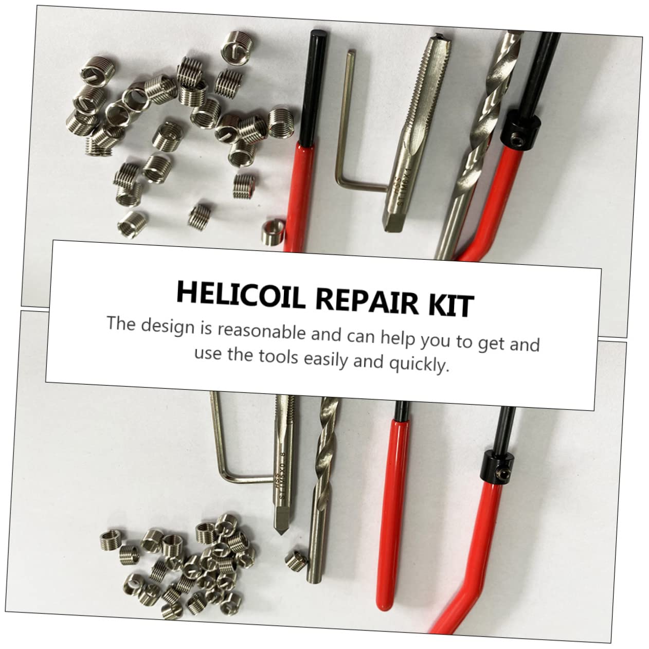 30-Piece Thread Repair Tool Set - High-Quality Alloy Car Repair Kit for Damaged Bolts & Nuts | Perfect for Automotive, Motorcycle & DIY Home Repairs