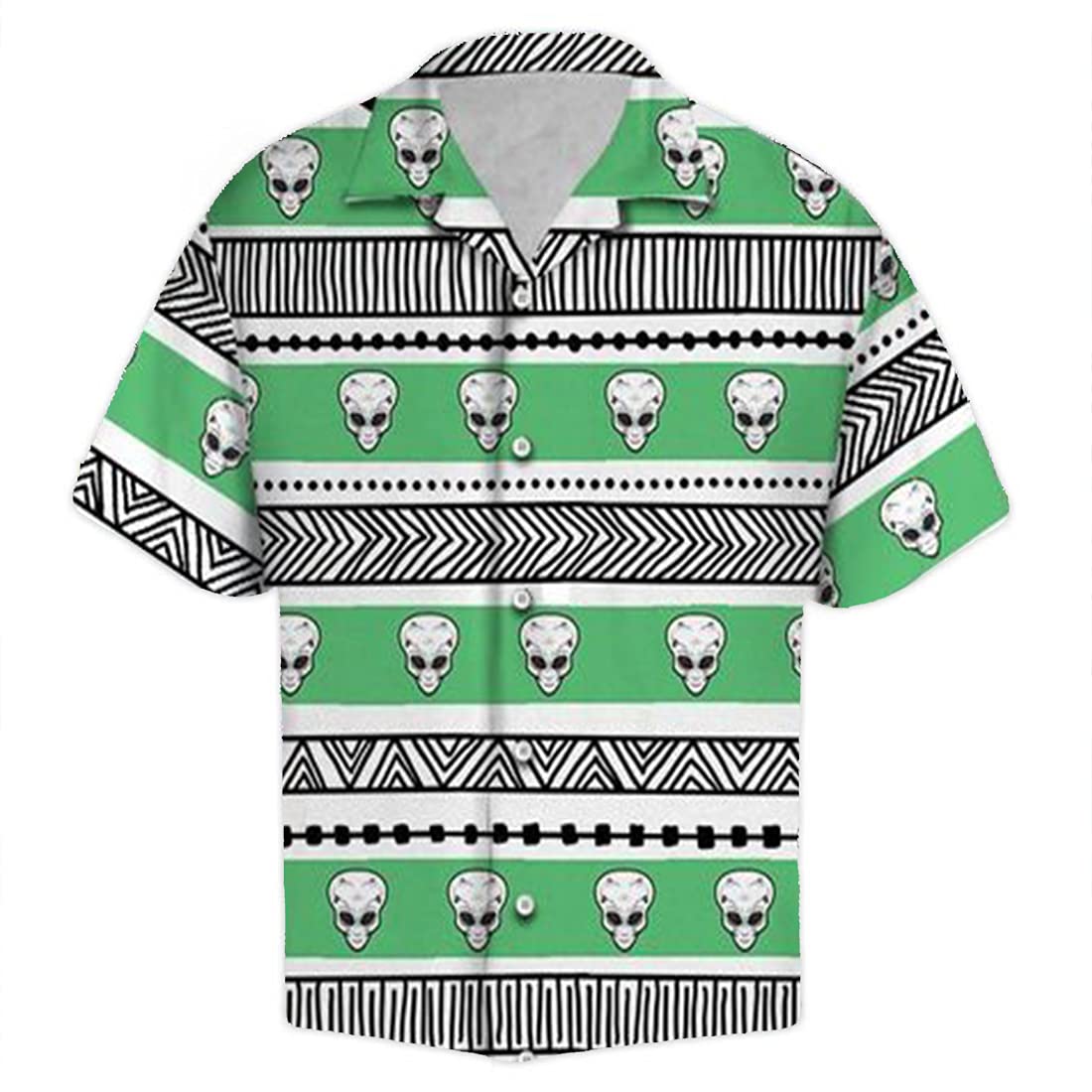 Stylish Hippie Hawaiian Shirts for Men & Women - Tropical Animal Print Short Sleeve Button Down Shirts | Beach Vacation, Summer Party & Casual Wear