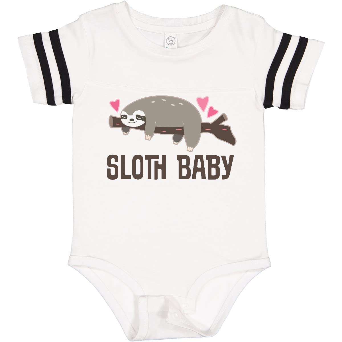 Inktastic Sloth Baby Bodysuit - Cute Animal Print Onesie for Newborns & Infants - Perfect for Playtime, Photo Shoots & Everyday Wear