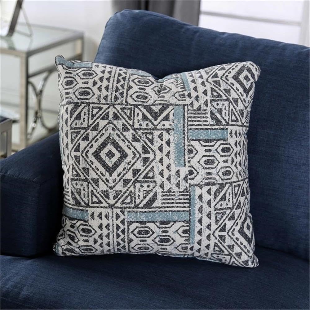 Furniture of America Arjay Modern Navy Fabric Upholstered Sectional Sofa - Perfect for Living Room, Family Room & Home Theater Seating