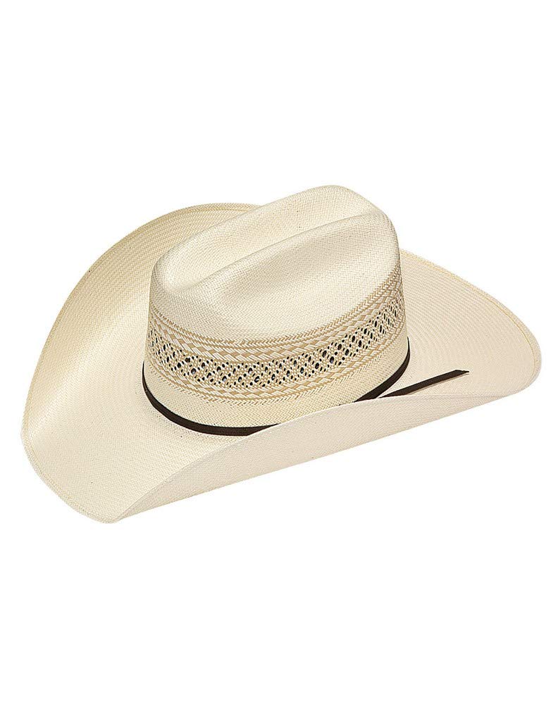 Twister Men's 10X Shantung Double S Straw Cowboy Hat - T73131 | Western Style Summer Sun Protection for Outdoor Ranchers & Rodeo Events