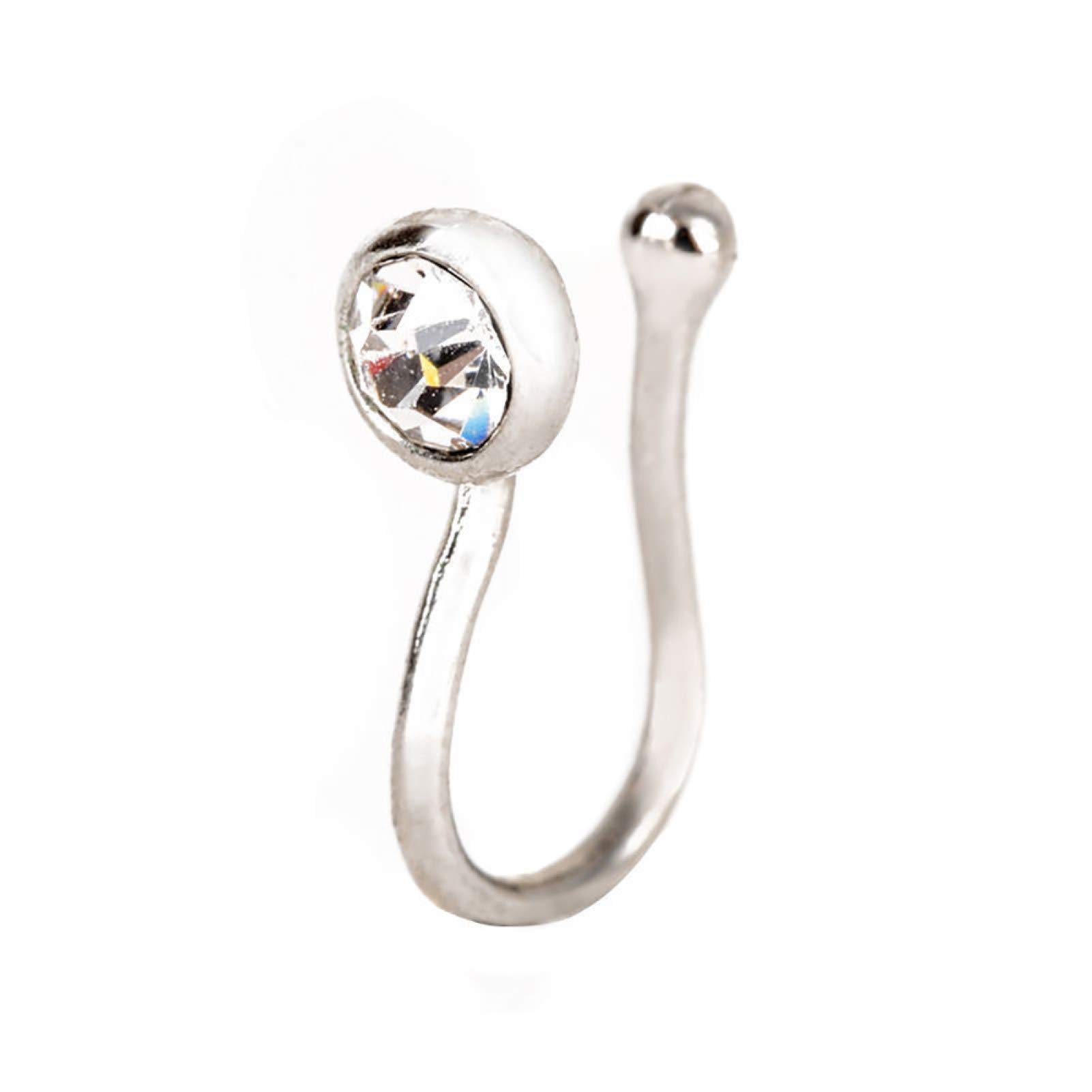 Miletine Fake Nose Rings - No-Piercing Septum Hoop Ring for Men & Women | Fashion Nose Clip Jewelry Gift for Parties, Halloween & Cosplay