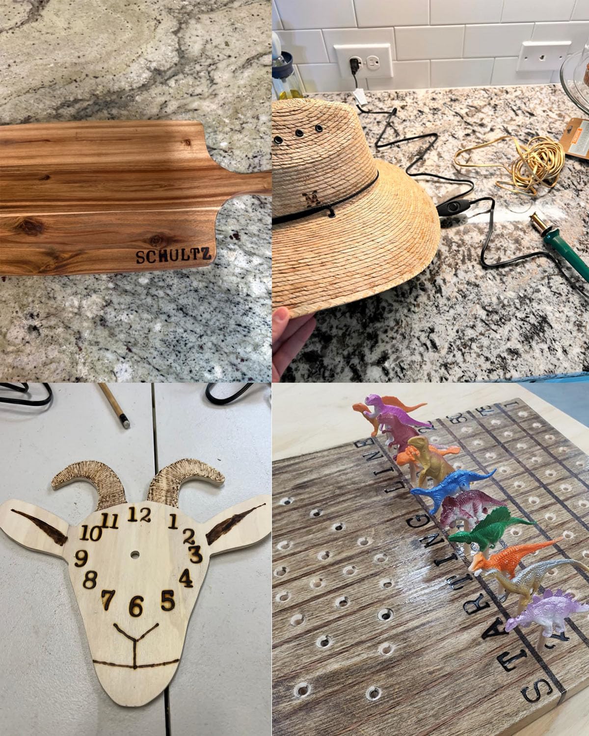 Personalized Wood Burning Alphabet Letter Kit - 26pcs 5/8
