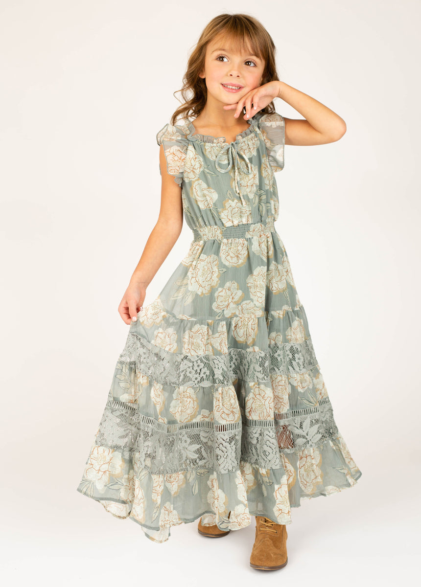 Shira Dress in Neutral Green - Elegant Women's Midi Dress for Casual & Office Wear | Perfect for Spring & Summer Outfits