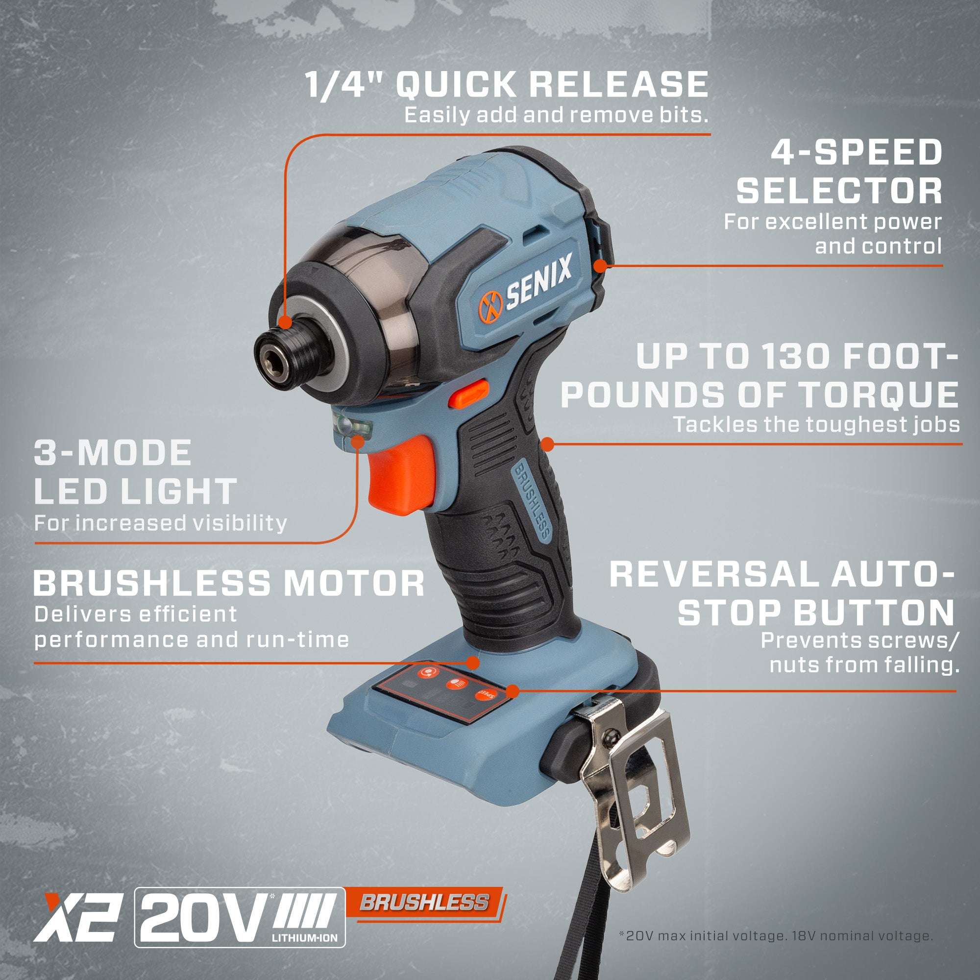 X2 20V Max* Brushless Cordless Drill Driver & Impact Driver Combo Kit - 1/2
