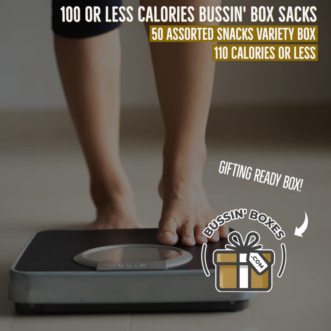 Low Calorie Snacks Variety Pack - 50 Count of 100 Calorie Healthy Snacks for Weight Loss & Diet | Perfect for Office, Gym & On-the-Go Lifestyle