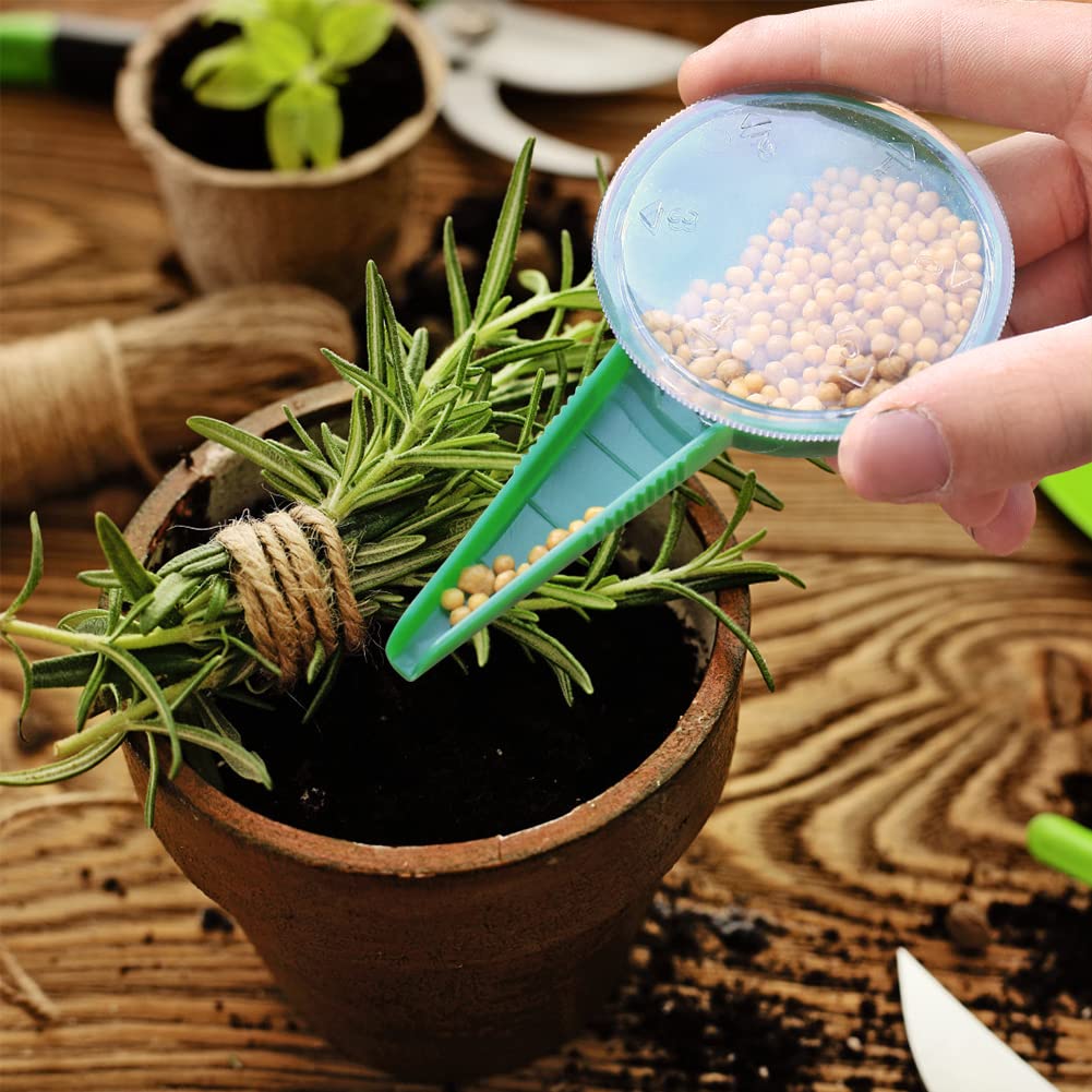 Estink 2-Pack Adjustable Manual Seed Spreader - Handheld Garden Seeder Tool for Flowers & Vegetables | Perfect for Small Seeds Planting in Home Gardens, Greenhouses & Urban Farming