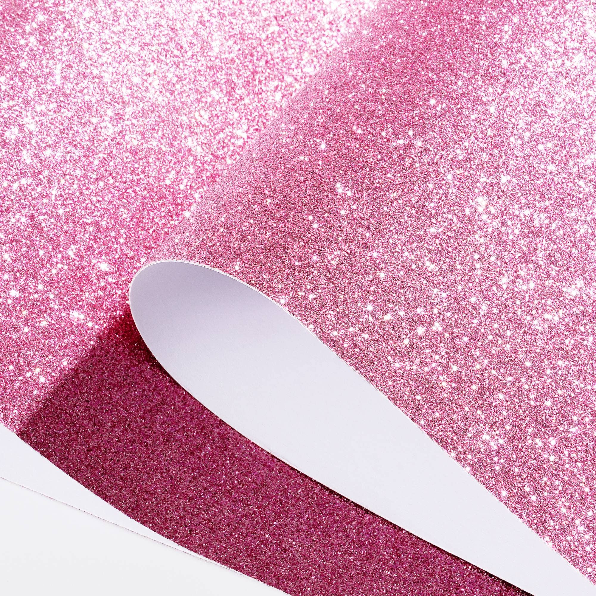 Pink Glitter Cardstock Paper - 3.9