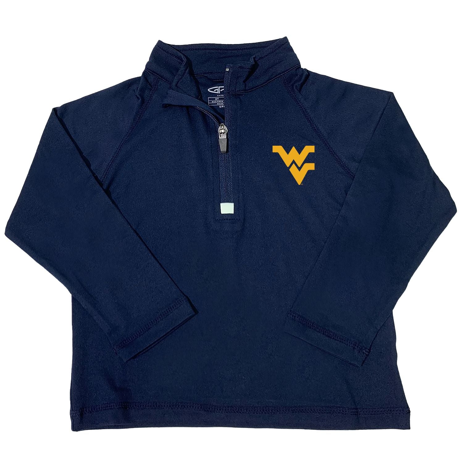 West Virginia Mountaineers Toddler Boys' 1/4 Zip Pullover Fleece Jacket - Comfortable & Warm for Game Day & Outdoor Play