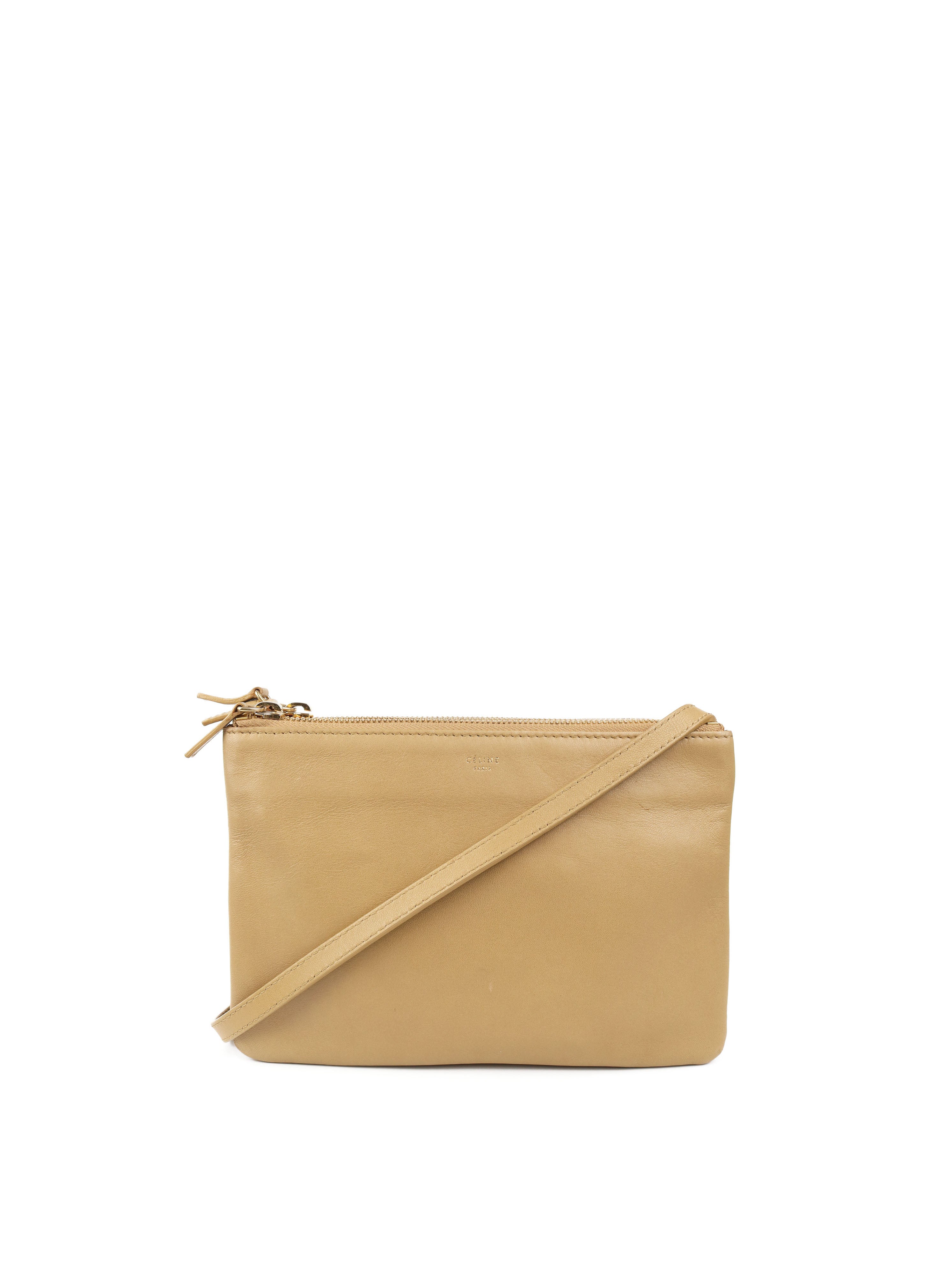 Celine Trio Bag in Light Brown - Stylish Crossbody Purse for Women | Perfect for Work, Travel & Everyday Use