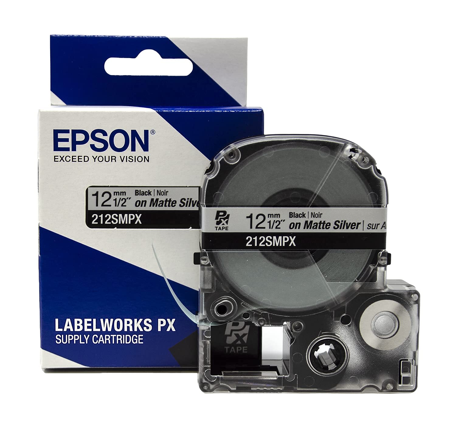 LABELWORKS Holiday PET (Polyester) Tape Cartridges Labeling Bundle - Festive Colored Label Maker Tapes - 1/2