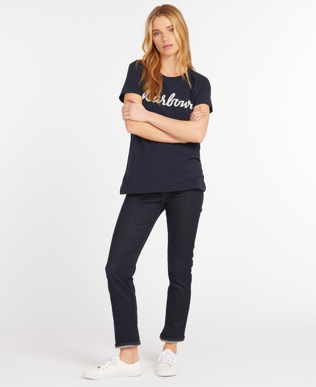 BARBOUR Essential Slim Fit Jeans for Men - Dark Navy Blue Denim Pants | Comfortable & Stylish for Casual Wear, Office, and Outdoor Activities