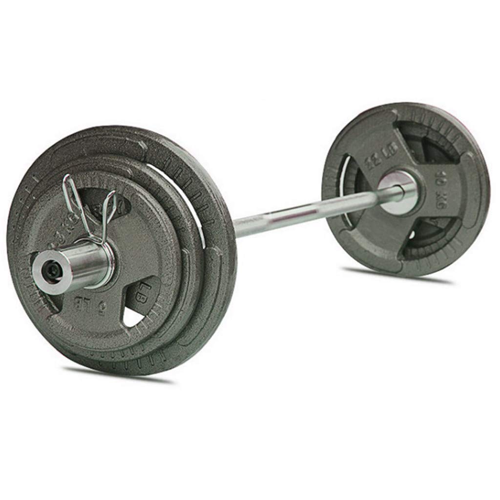 Olympic Cast Iron Weight Plates Set - 10lb to 45lb for Strength Training & Muscle Toning - Fits Standard 2