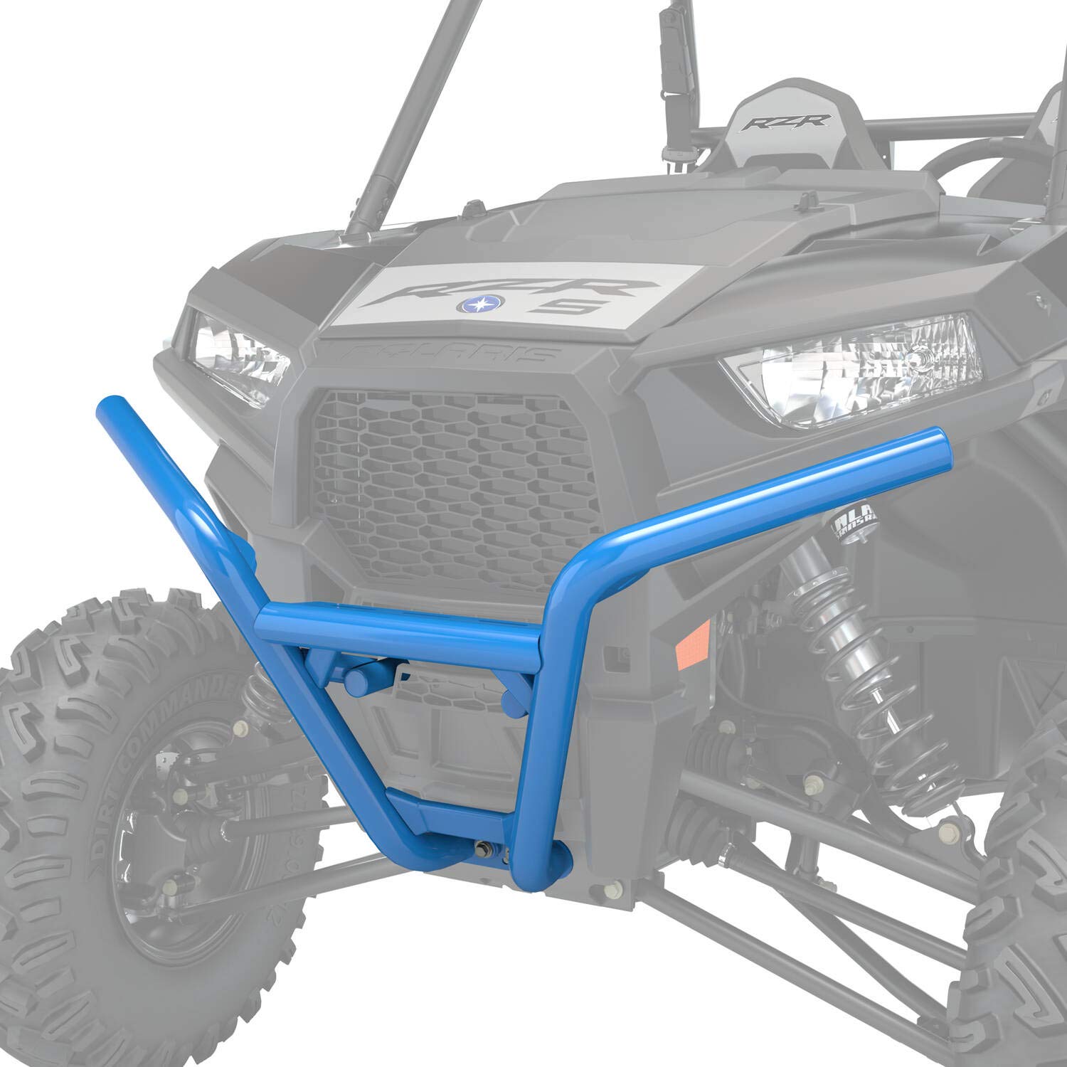 Polaris Front Low Profile Bumper for RZR & General - Velocity Blue | Heavy Duty Off-Road Protection | Perfect for Trail Riding & Mud Adventures