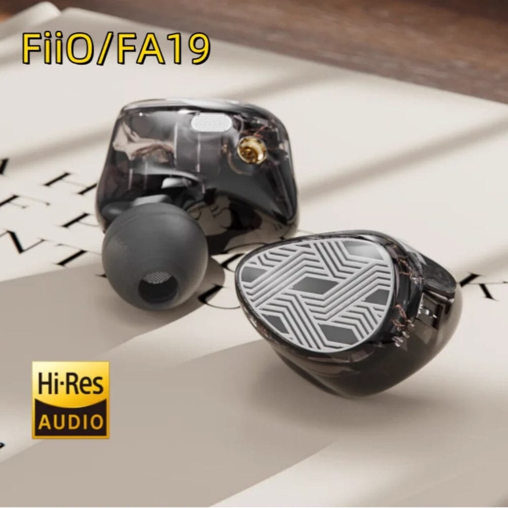 FiiO FA19 High-Fidelity 10 Knowles Balanced Armature In-Ear Monitors - Perfect for Audiophiles, Musicians, and Studio Recording