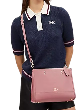 Coach Dempsey Carryall Tote Bag - Genuine Leather Handbag for Women, Spacious Work & Travel Tote - Perfect for Office, Commute & Weekend Getaways