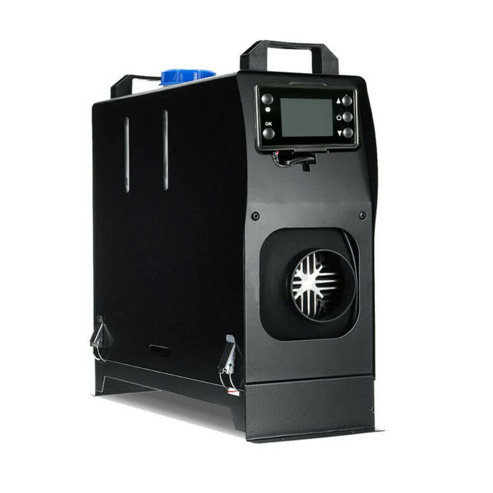 8KW Diesel Air Heater with LCD Remote Control - 12V 8000W Parking Heater for Trucks, Buses, RVs & Boats | Portable Diesel Heater with Muffler for Camping, Winter Heating & Vehicle Warm-Up