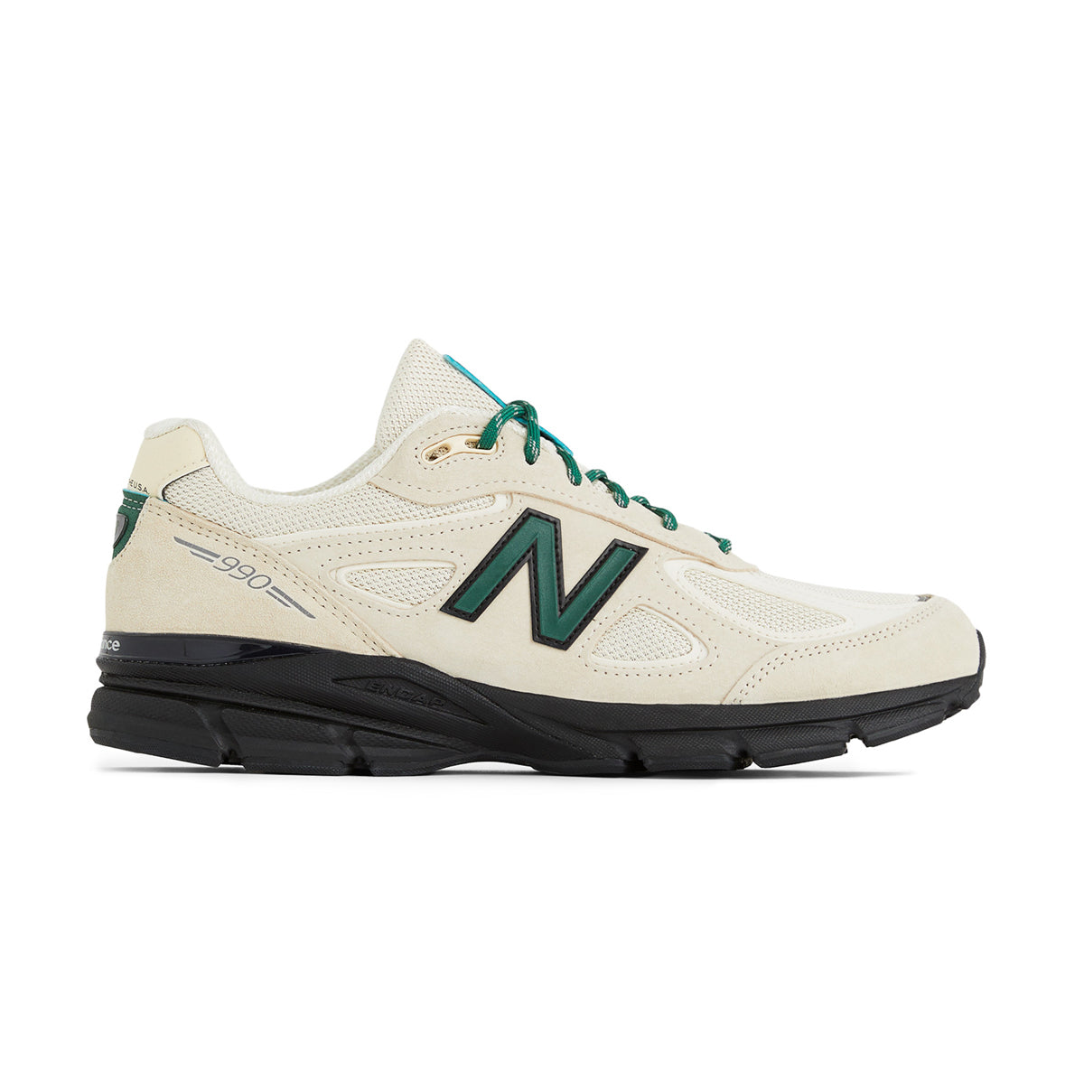 New Balance 990v4 'Macadamia Nut' Running Shoes for Men - Lightweight Comfort & Arch Support - Perfect for Jogging, Gym Workouts & Daily Wear in USA
