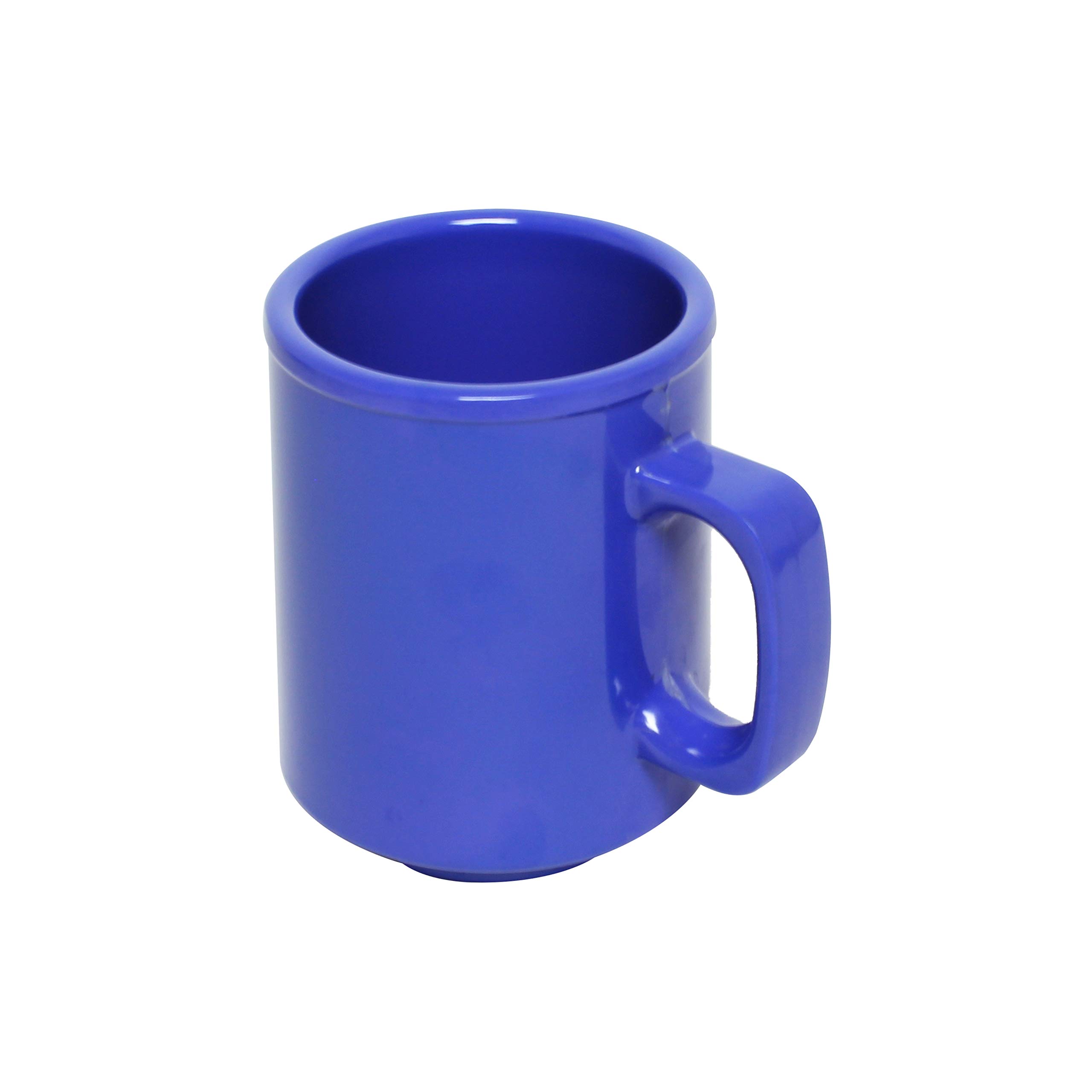 Thunder Group Purple Melamine Dinnerware Set - 8 oz Coffee Mug (12-Pack) - Durable & Lightweight for Restaurants, Cafes, and Outdoor Dining