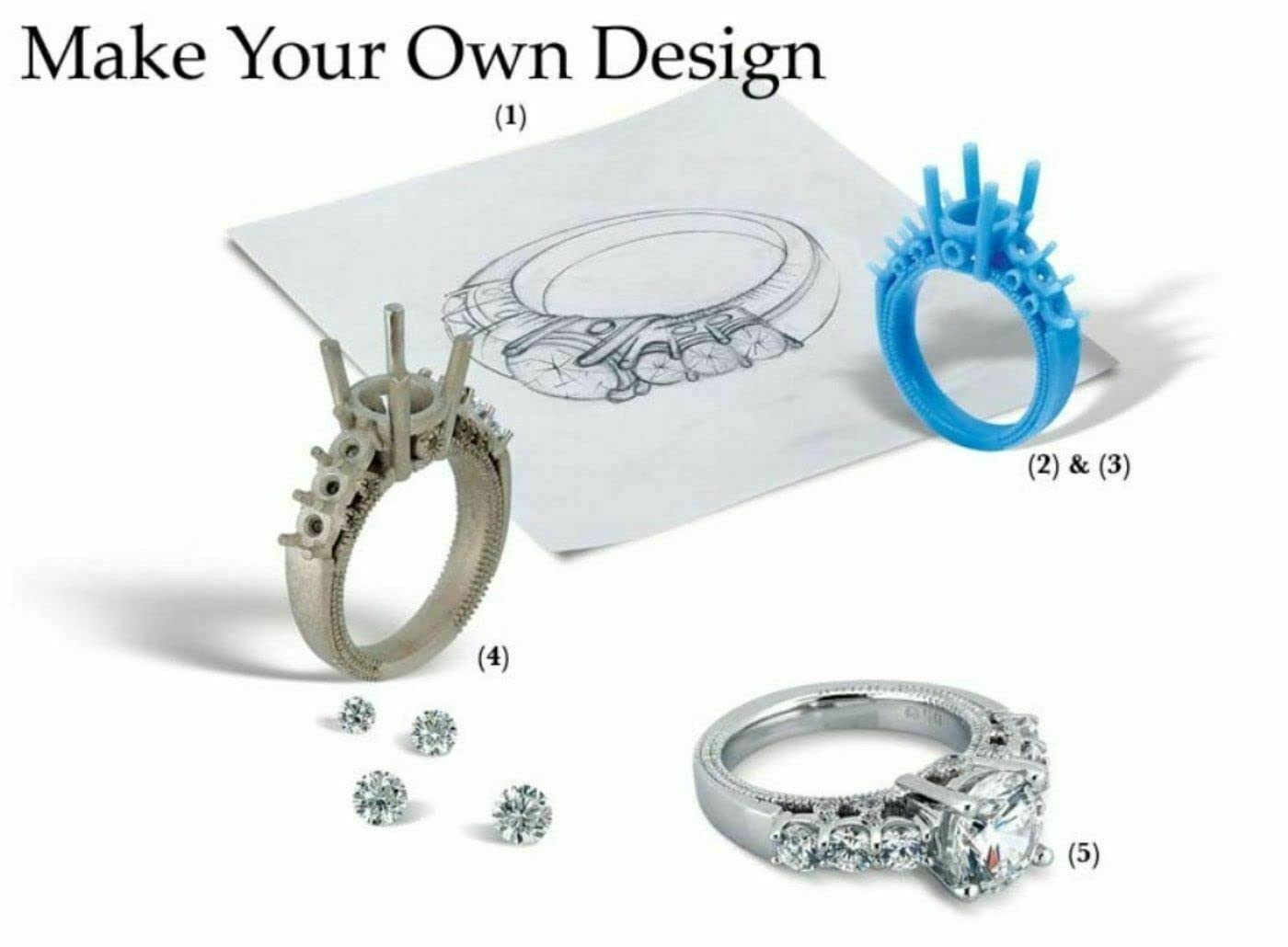 Phoenixjewel Toi Et Moi Ring - 2 Stone Engagement & Wedding Ring with Green Emerald Cut Diamond & Pear Gemstone - 14K Gold Plated Silver Ring for Women - Perfect for Mother's Day, Birthday Gifts & Anniversary Celebrations