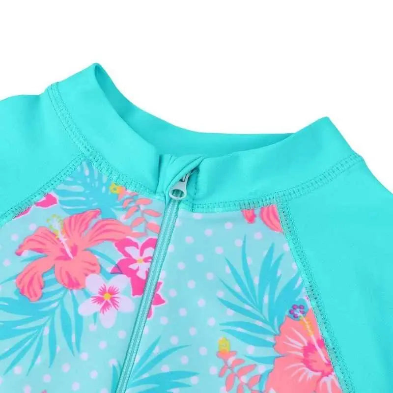 Long Sleeve Baby Swimwear UPF 50+ Sun Protection - Swimcore Kids Swimsuit for 0-6 Years Old - Perfect for Beach, Pool & Summer Water Activities