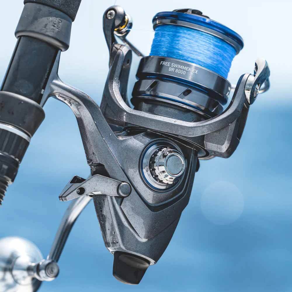Daiwa Free Swimmer EX Bite & Run Spinning Fishing Reel - Saltwater & Freshwater Spinning Reel for Bass, Trout & Inshore Fishing