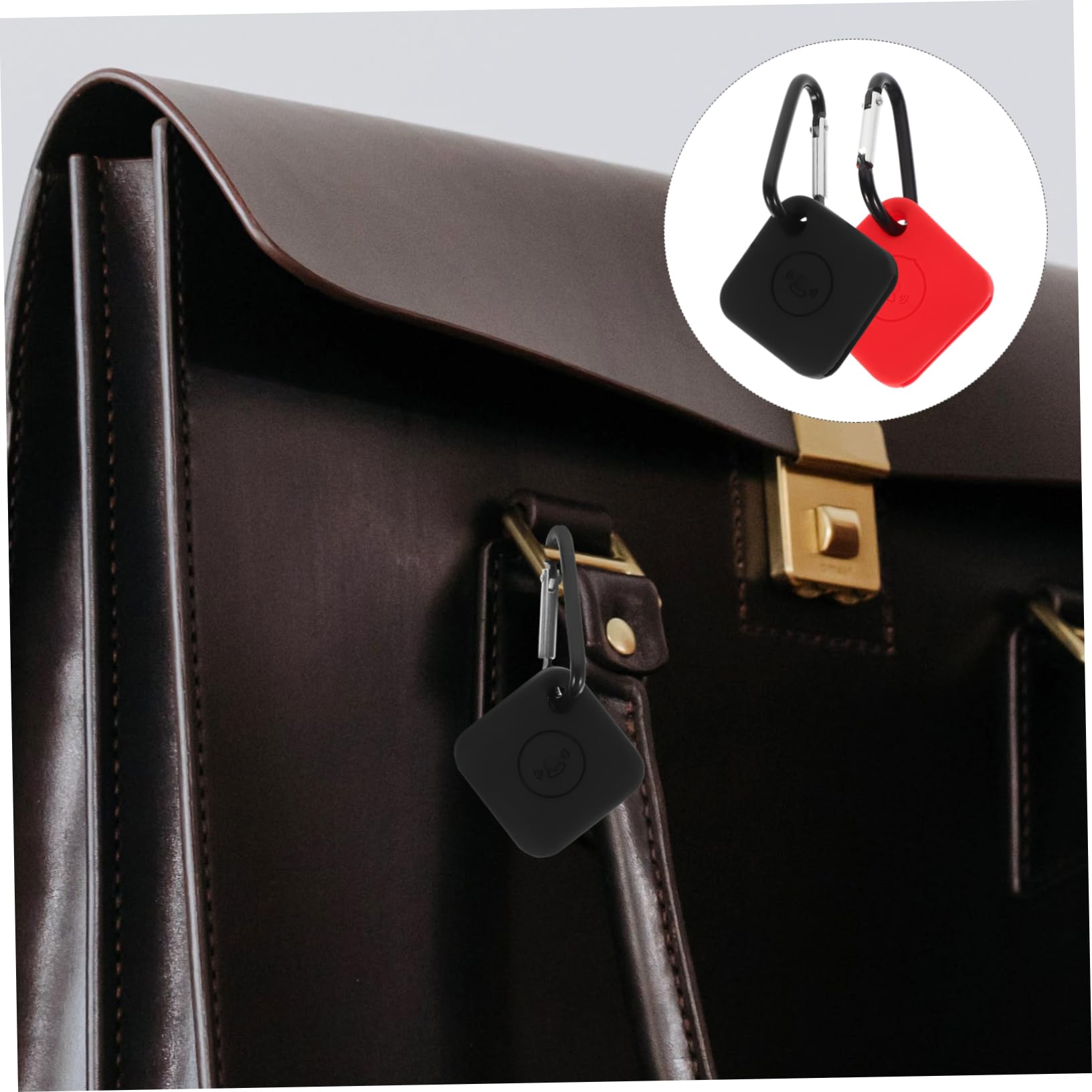 ETHZZLE Tile Tracker Pro 4-Pack - Premium Bluetooth Key Finder & Item Locator for Keys, Wallets, Bags (Black) | Anti-Loss Device for Home, Office & Travel Accessories