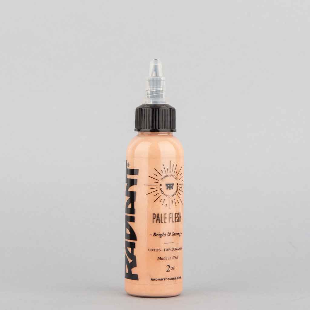 Pale Flesh Radiant Ink - 1 oz Tattoo Ink for Professional Artists | Ideal for Realistic Skin Tone Tattoos & Fine Line Work